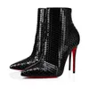 With box red bottoms over the knee boots designer women so kate booty lady sexy luxury pointed-toe pumps slingback high heels boot ankle short stilettos ladies shoes