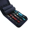 Sacos de lápis estojo de lápis disponível para 10 canetas-tinteiro/suporte de caneta rollerball saco de armazenamento preto/cinza cor à prova d'água 231115