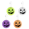 Keychains Halloween Pumpkin Monster Reflecterende hanger Holiday Lights voor binnensoor buiten decorzakken 13md