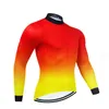 Autres articles de sport escent jaune hommes automne vêtements de vélo vêtements de course sur route respirant printemps vélo chemise à manches longues maillot de cyclisme 231115