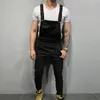 Herrenhosen High Street Taschen Jeans Herrenmode Slim Fit Denim Overalls Modish Strap Overalls Lässige Hosenträger Distressed Pant 230414