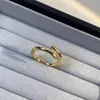 Twist Rings Love Ring 18K Rose Gold Plated Silver Jewelry Size 6 Minimalist Ring Lover Jewelry Gift 5 Styles 3 Colors Rose Gold Wrap Ring Set Gift 1