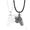 Anhänger Halsketten Voleaf Neues Valentinstagsgeschenk Magnetische Halskette zieht Gamecontroller Freund Freundschaft BFF Paar Schmuck VNE12 Dhwpj an