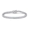 925 Silver Jewellery Bracelet ZC Stone Silver Plated Tennis Chain Wholesale Trending Tennis Bracelet