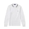 Designer Fred Mens à manches longues Perry Polo Chemise de créateur Polo d'affaires Luxe Logo brodé T-shirts à manches courtes Top taille S / M / L / XL / XXL N452 #