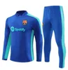 Tute da uomo 23 24 TUTA Barcellona barca calcio uomo SET ragazzi adulti LEWANDOWSKI PEDRI TRAINING SUIT 2024 Tuta da allenamento Barcellona tute outfit