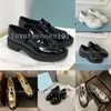 Desinger Monolith Loafers Women Casual Shoes Black Leather Shoe öka Platform Sneakers CloudBust Classic Patent Matte Trainers With Box