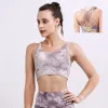 L1u-22 Reggiseno Yoga allineare canotta leggings Tie-dye Tinta unita Donna Slim Fit Reggiseno sportivo Gilet fitness Biancheria intima sexy con pettorali rimovibili Reggiseno morbido