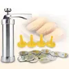 Baking Moulds COOKIE PRESS BISCUIT MAKER SHAPER CAKE DECORATING SET MACHINE