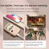 Tragbare Game-Spieler, tragbare Handheld-Game-Powerbank, 6000 mAh Kapazität, 3,2-Zoll-LCD-Bildschirm, 10000 Spiele, Retro-Spielekonsole, unterstützt 2 Spieler, 231114