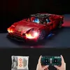 Julpresent 1394pcs Red Sports Car SP3 Car Model Boy Building Block Toy Racing Car Building Block Set Compatible Education Toys for Kids Gif HKD231115