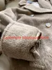 Женское пальто из искусственного меха высокого класса из 100% альпаки, женская верблюжья шерстяная куртка средней длины, женская зимняя толстая белая теплая двубортная куртка на шнуровке с воротником 231115