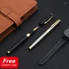 Retro Trend Ballpoint Pen Office Metal Signature Personalized Custom Logo School Teacher Gift Stationery Wholesale