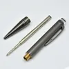 Hoge kwaliteit zwart/rollerbalpen grijze balpennen met kristal voor kantoor hoofdinkt zakelijke promotie geschenk briefpapier Xqaar