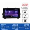 Bil Stereo Radio Video Multimedia Player Monitor för Toyota Noah 2007-2013 CarPlay Navigation GPS Autoradio Head Unit BT DSP