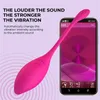 Vibratoren Smartphone APP Drahtlose Steuerung 10 Frequenz Vibrieren Bullet Kegel Ball G-Punkt-Massagegerät Sexspielzeug Magic Flamingo Jump Egg Vibrator 23115