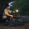 Lanterne de camping Mini lanternes de camping à LED Type-C Lampe de tente suspendue portable à gradation rechargeable 1200mAh pour la randonnée Pêche Lanternes d'urgence Q231116