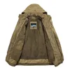 Mens Down Parkas Parkas Outdoor Windbreaker Winter Jacket Män tjock kvalitet Cashmere Liner Löstagbar 2 i 1 MultiCocke Coats 231114