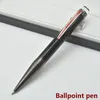 Top Quality With PVD-plated Men Fittings Pen / Stationery Ball Writing Crystal Ballpoint Office Roller Black Head Business Ink Pens Jmtte