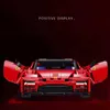 Prezent świąteczny 1394PCS Red Sport Car SP3 Model Build Build Build Toy Racing Blocks Building Building Zestaw kompatybilnych zabawek edukacyjnych dla dzieci GIF HKD231115