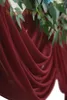 Kurtyna 6-10 metrów ślub łuk drape szyfonowy tkanin drapiących draperia imprezy