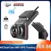 Car DVRs 4G Dash Cam WiFi GPS Logger Support Remote Live Monitor Dual Lens Auto Video Dashcam Record 4g Hidden Car DVR U2000Plus Camera Q231115