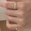 Anneaux de mariage Bague en Zircon rempli d'or 14 carats, bague personnalisée faite à la main, bijoux minimalistes, bijoux résistants au ternissement, bague Boho pour femmes 231114