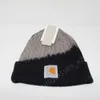 Carhart beanie designer toppkvalitet hatt kvinnliga designers beanie hattar gradient hip hop caps ull kvinna mössa hösten vinter varm stickad hatt för damer