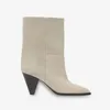 Boots 2023 Women s Pointed Cone High Heel Short Fashion Comfortable Ankle Autumn and Winter 45 Large 231115