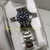 Relógio masculino de 2 estilos 44 mm automático azul preto mostrador 116660 moldura de cerâmica giratória pulseira de aço 904L 126660 GMF Cal.3135 movimento relógios esportivos mecânicos