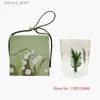 Vinglas Lily of the Valley Glass Cup French Romantic Wedding Party Glassware Winlas Happy Coffee Mug Beer Water Teacup Dropshipping Q231115