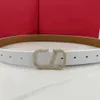 Lyxvarumärke Fashion Womens Fulltborrade Belt Men Designers Leather Women Classic Belt Width 3.0cm Belt Storlek 95-115 cm