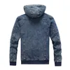 Herenjassen DIMUSI Denim herenjack Trendy mode Mannelijke denim Jean Hoodies Casual herenfleece Warm windjack Cowboyjassen Herenkleding 231115