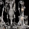 Top K9 Araña de cristal Lámparas colgantes de cromo transparente grandes y modernas Luz 24 brazos Lustre Accesorios de iluminación interior para cocina Sala de estar