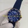 4 Style Real Photo Automatic Watches Mens 42mm W2CA0004 Blue Dial Rose Gold Everose WSCA0010 Gummi armband Mekanisk sportklocka armbandsur