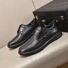 Chaussures habillées marque Bimooth pour homme de qualité supérieure en cuir de vache confortable noir décontracté chaussure d'affaires à lacets M6213
