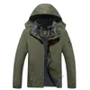 Vestes de chasse 2023 veste de randonnée en plein air hommes manteau chaud hiver coupe-vent à capuche polaire thermique grande taille XXXL 4XL 5XL 6XL