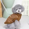 犬のアパレルラムフリース暖かいジャケットファーカラーベスト犬用衣服チワワヨーキーコートパグコスチュームチエン231114