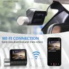 Carro dvr Dashcam 4K GPS Wifi 24h Monitor de estacionamento Dash Cam para carro Câmera dupla frontal e traseira Visão noturna DVRs Kamera Registrador de vídeo Q231115