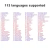 2023 Draagbare 134 Talen Vertaling Penscanner Instant Tekstscannen Lezen Spraakscan Vertalerapparaat