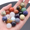 Naszyjniki wiszące 1pc 16 mm małe okrągłe wisiorki kamienia naturalnego Reiki leczenie opal kryształowy urok Carnelian Agates kwarc dla kobiet biżuteria