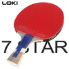 Tafeltennisrubbers LOKI 9 Star Racket Professional 52 Carbon Pingpongpeddel 6789 Ultra Offensief met Sticky 231114