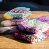 Chaussettes d'hiver pour femmes - Cadeaux pour femmes - Chaussettes chaudes et épaisses en laine douce, cadeaux de Noël, chaussettes confortables