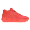 Mit Box Neue Männer Basketball Schuhe MB.01 Melo Ball Buzz City Rick Weiß Rot Blast Chaussures Zapatos Trainer