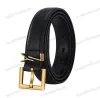 Designer Belts YS Buckle Belt for Women Genuine Leather 3cm Width High Quality Men cnosme Womens Waistband Cintura Ceintures no box