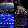 Рождественские украшения 3X2M Led String Light Net Рождественские огни Наружное украшение на стене Фея Свадебная подвеска 201130 Dro Dh45Y