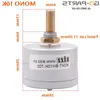 Freeshipping Mono 10K 25K 50K 100K 250K 24 Steps Volume Potentiometer LOG Stepped Attenuator Serial Type 6mm Brass Shaft Hifi DIY 1PC Eogha