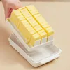 Dinnerware Sets Butter Dish Keeper Container Box Plastic Cheese Slicer Holder Storage Clear Lid Cutting French Household Dessert Large Plate