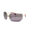 2024 New Women Hot Fashion Uv400 Lines Sunglasses Brand Goggles Case Box Design Eyeglasses Mujer Rimless рама Gafas Eyewear Oculos de Sol Smu54y