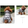 Köpek Giyim Büyük Tasarımcı Büyük Köpekler İçin Küçük Giysiler Peluş Peluş Peluş Su Geçirmez Kış York Chihuahua Pug 231114